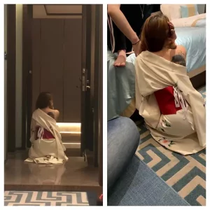 和服少女的露出3P调教之夜